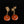 Load image into Gallery viewer, 14K Gold Orange Jade Disc Drop Earrings - Boylerpf
